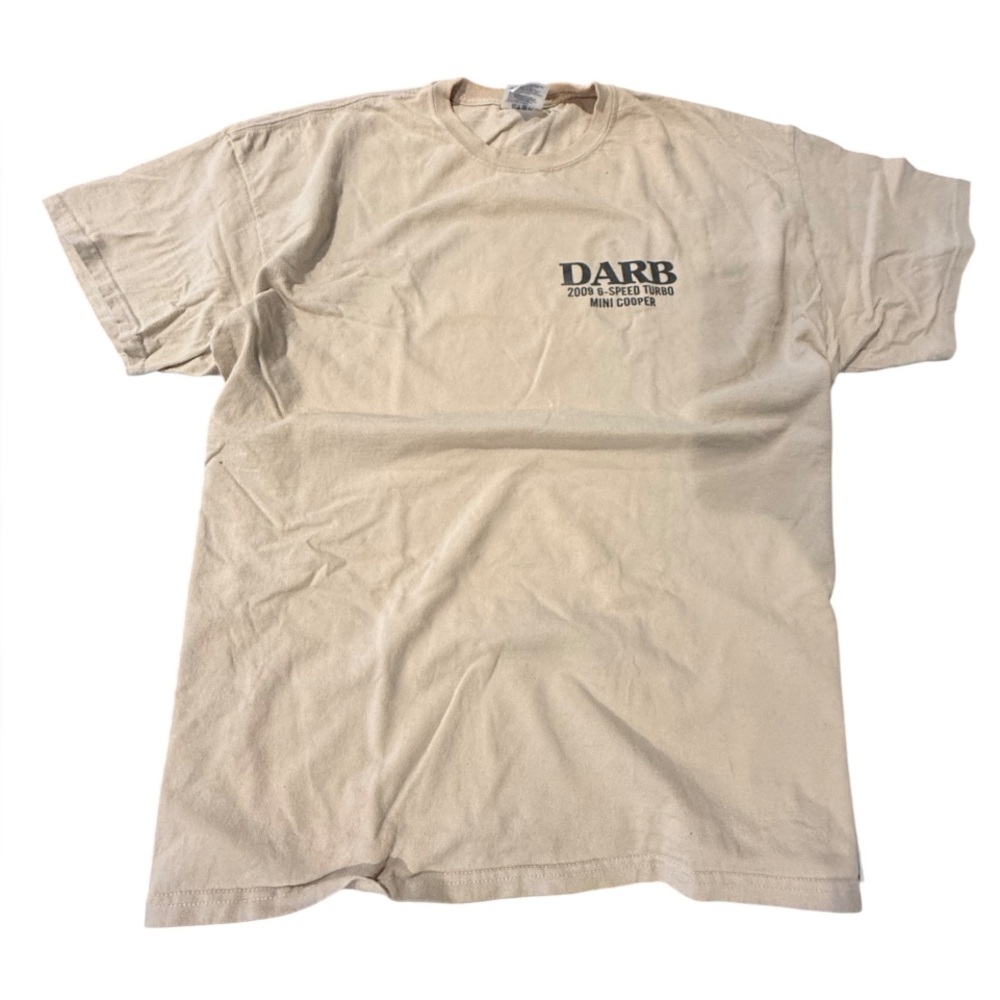 Vintage DARB 2006 Mini Cooper 6 Speed Turbo T-Shirt Automotive Tee